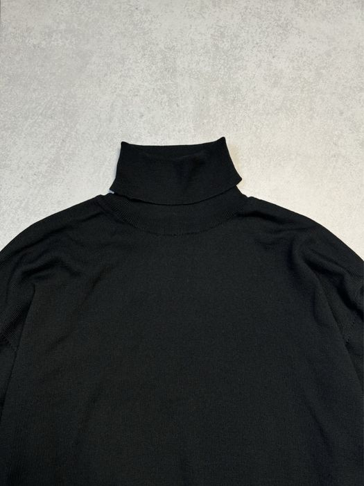 Шерстяной гольф C&A черный мужской (оригинал) водолазка