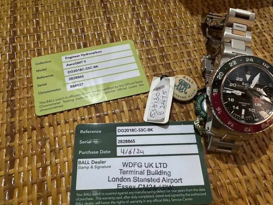Zegarek - Ball - Chronometr GMT