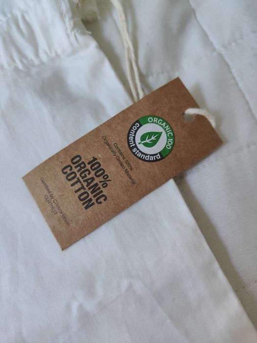 Bawełniany woreczek do przechowywania pokrowiec organic cotton 29x43