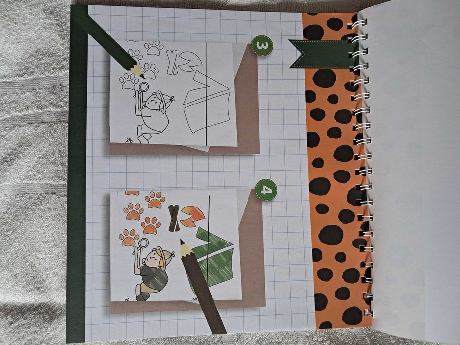 Książeczka z szablonami