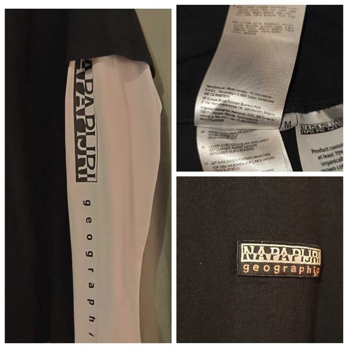 Фирменный мужской лонгслив Napapijri,оригинал