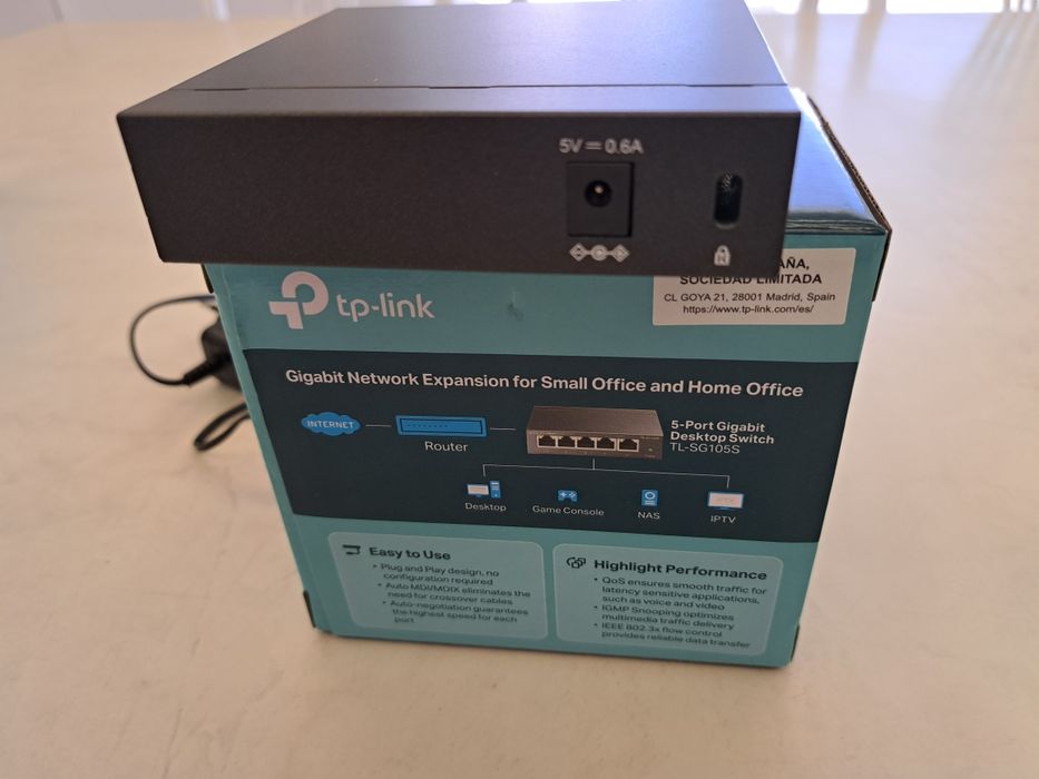 Desktop switch tp-link 5 port Gigabit64283918979075123