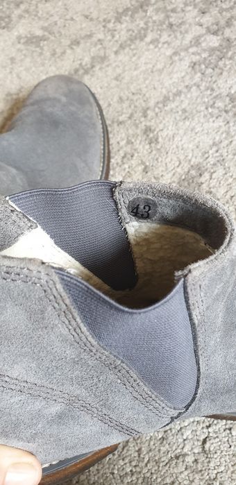 Sztyblety botki polbuty zamsz Esprit