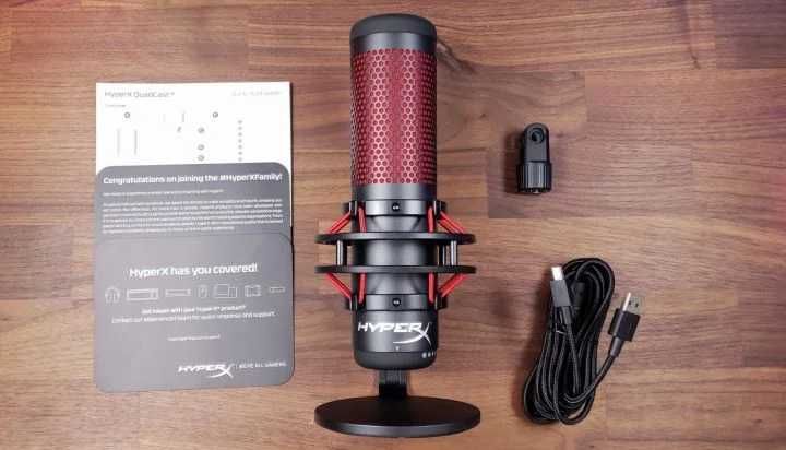 HyperX QuadCast – USB Condenser Microphone for Podcasting or Gaming64730082257666121