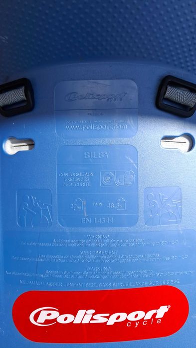 Fotelik na rower dla dziecka max.22kg Polisport