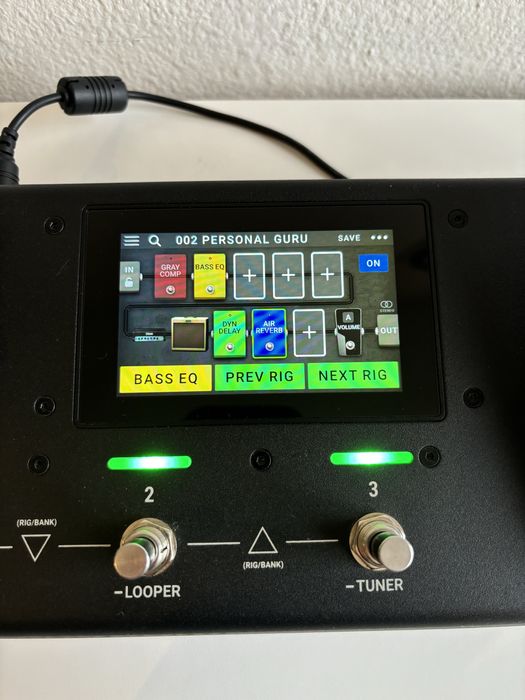 Pedaleira de Guitarra HeadRush MX5 Ecrãn Touch