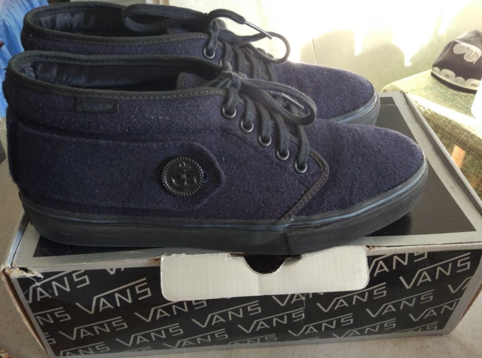 buty vans chukka peacoat 42.5cm używane hype  sneakers