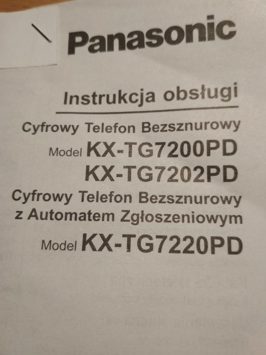 Panasonic Cyfrowy telefon bezsznurowy