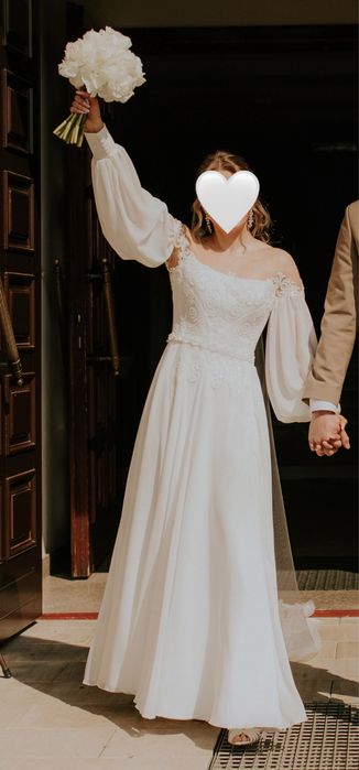 Piękna sukienka ślubna