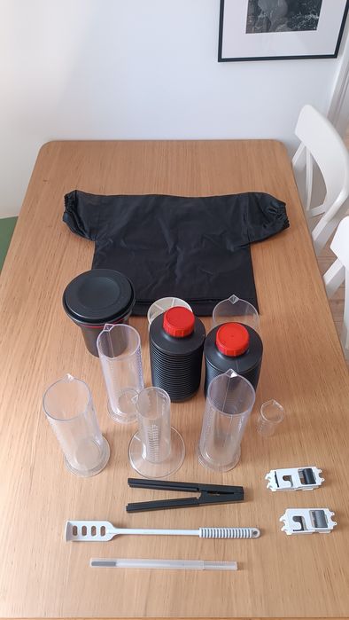 Kit de revelação de filme
