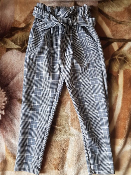 Літні штани вклітинку, брюки