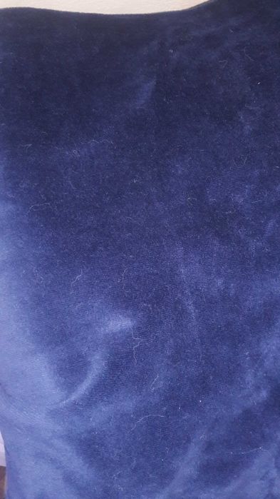 Брюки велюрові сині батали