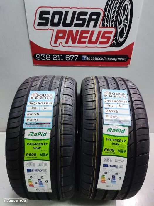 2 pneus novos 245-40r17 rapid - oferta dos portes