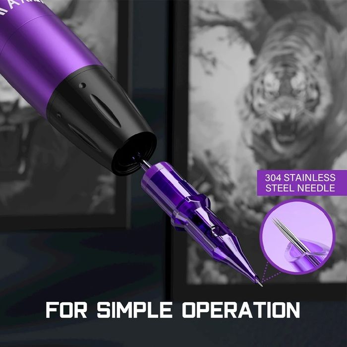 ціна топ Бездротовий набір тату акб 10 катриджів мамба mamba