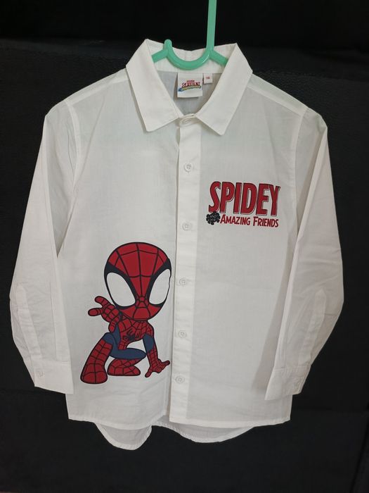 Koszula biała Spiderman, rozm.116