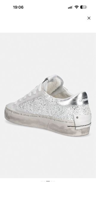 Шкіряні кеди Crime London DISTRESSED PLATFORM