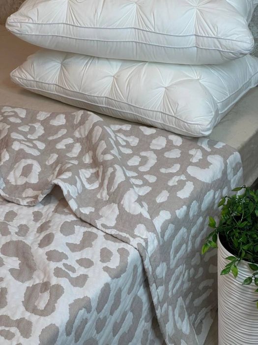 На подарунок! Мусліновий плед муслиновый лео муслиновое покрывало