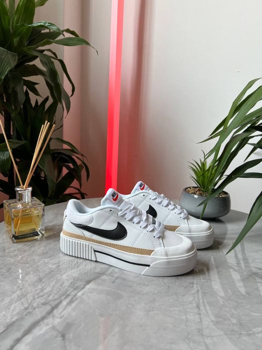 Nike Court Legacy Lift White, Найк корт легасі