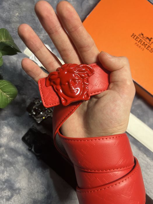 Ремінь Versace [ білий, чорний, коричневий, червоний, ремень ]