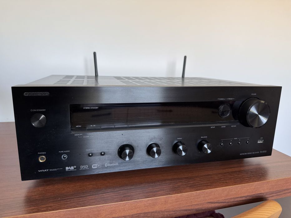 Amplituner stereo Onkyo TX-8150 (Czarny) – Wi-Fi, Spotify, Bluetooth