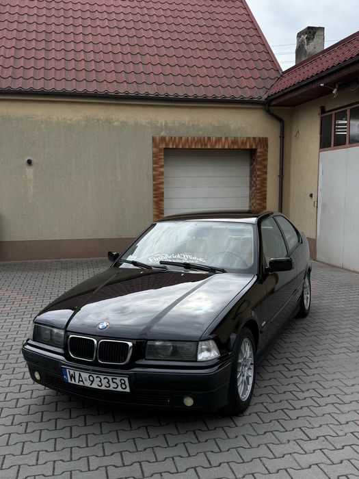 BMW e36 compact  skóra , atrakcyjny wygląd.