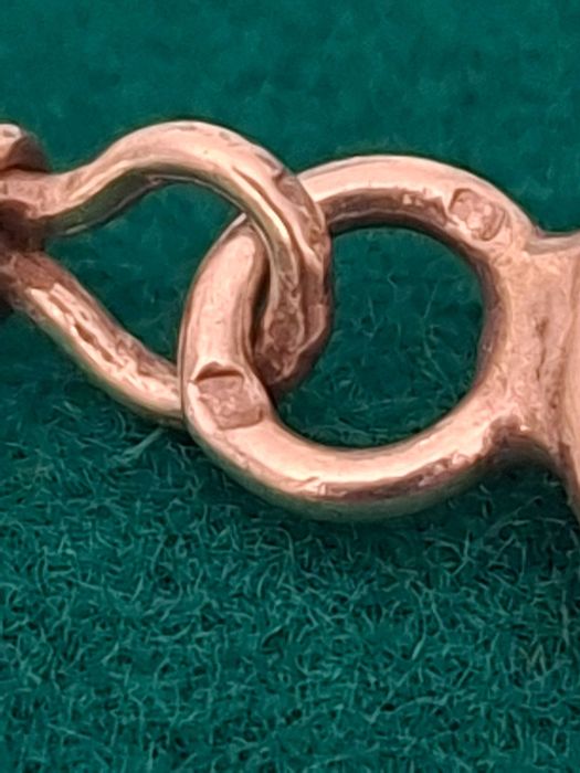 Colar e pulseira em prata maciça