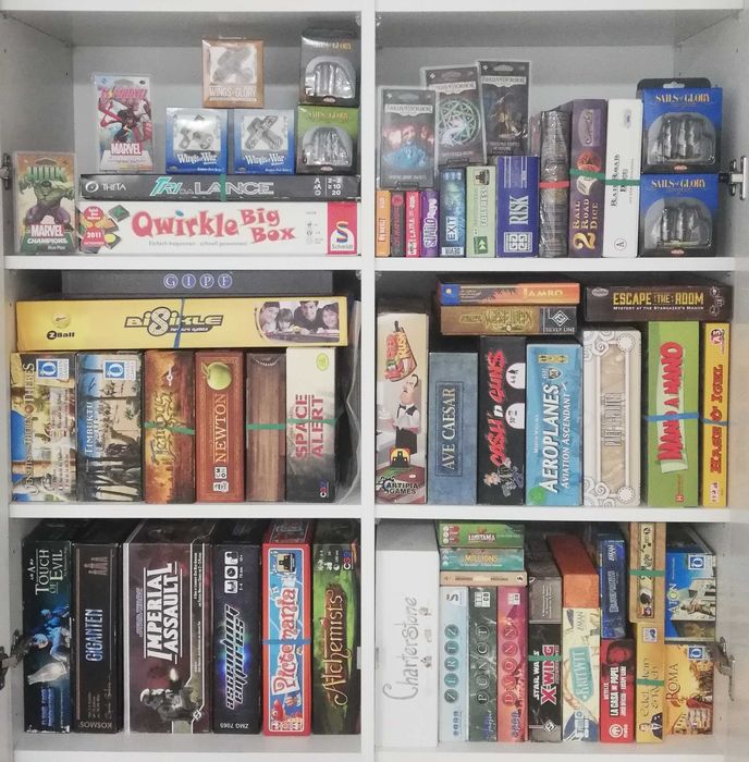 Dezenas de jogos de tabuleiro e de cartas (Lista)