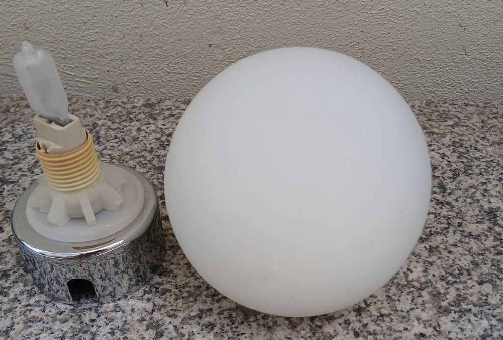 Aplique de parede luz.