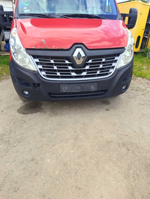 Przód Renault Master 3 lift czerwony  0719