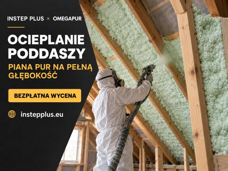 Izolacje natryskowe pianą PUR