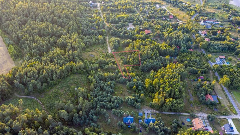 Działka budowlana z częścią lasu na sprzedaż - Widok 3