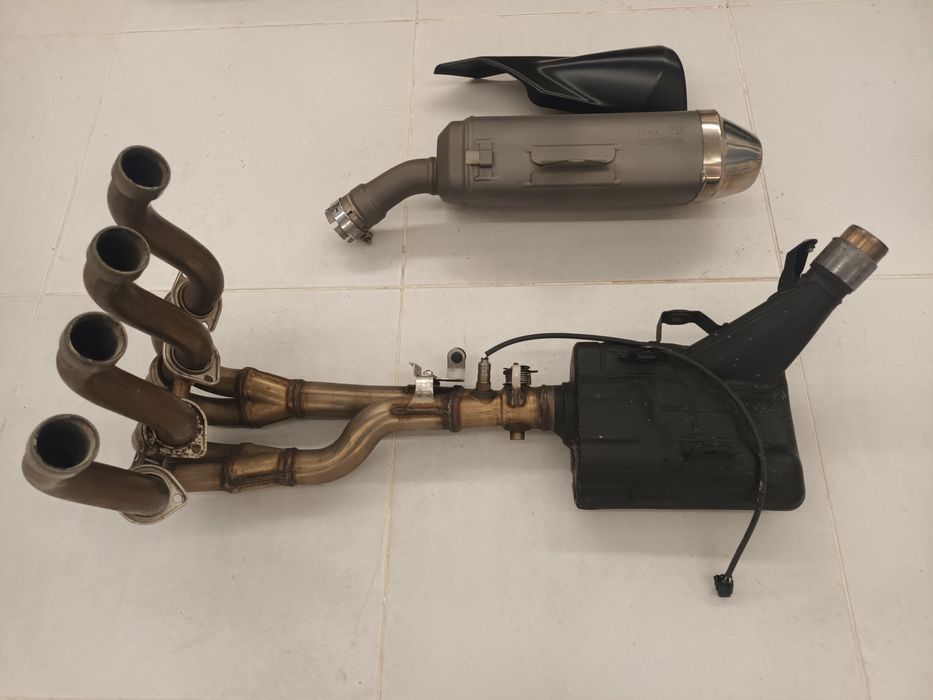 Linha completa escape origem Suzuki Gsxr 600