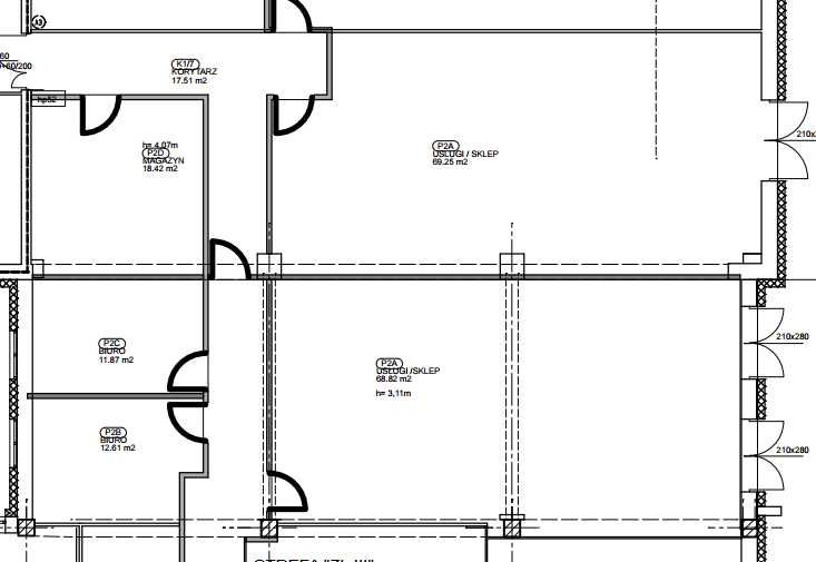 Lokal na sklep, usługi lub magazyn do adaptacji pod klienta 60-130 m2