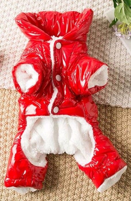 Kombinezon przeciwdeszczowy kurtka połysk guziki miś