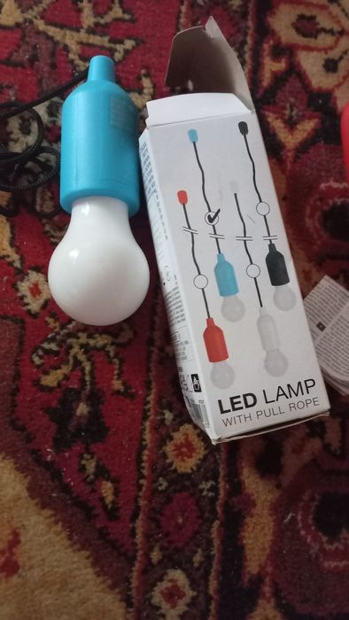 Лед лампочка  синяя