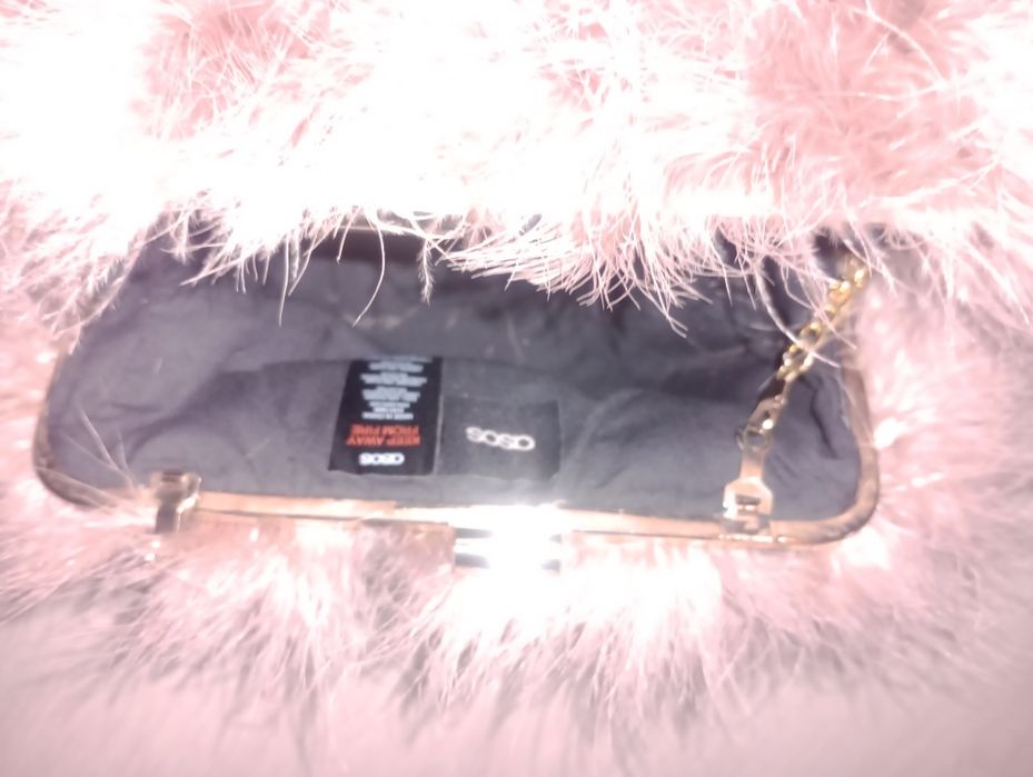 Torebka z piór Marabuta Asos