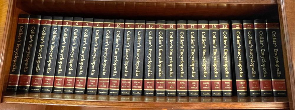 Enciclopédia completa - Collier´s Encyclopedia (24 volumes)