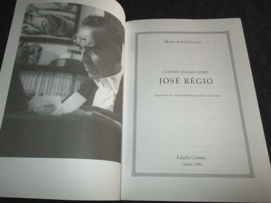 Livro Catorze Ensaios sobre José Régio Maria Aliete Galhoz