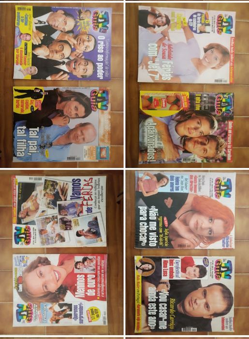Lote de revistas TV GUIA