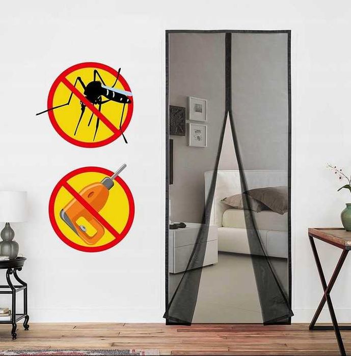 Nowa moskitiera/ ochraniacz/ zasłona/kurtyna/100x220cm /SEKEY !6923!