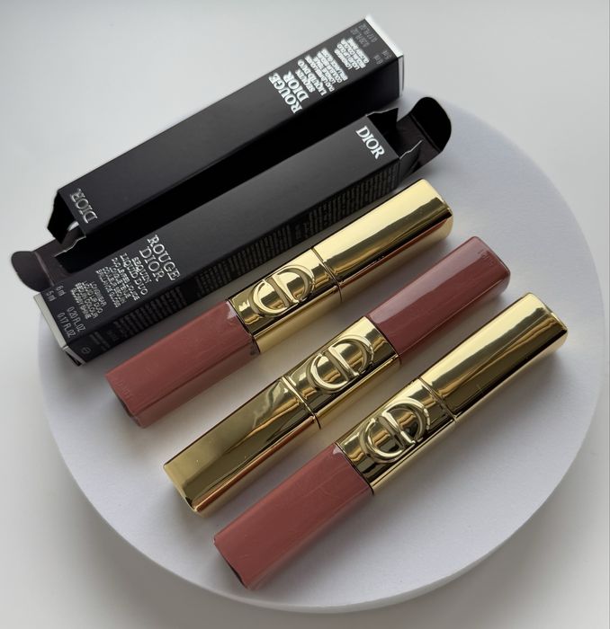 Помада блиск Dior rouge sequin liquid duo 420 pink star