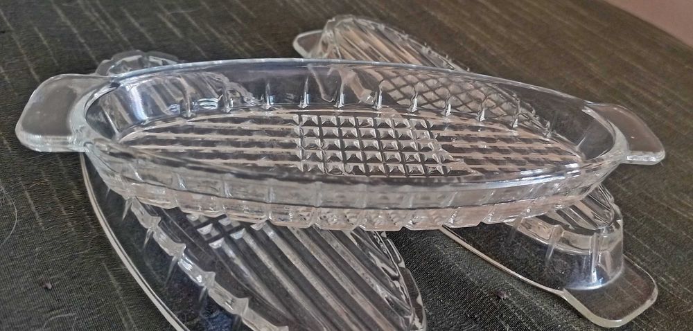 Мини-селедочница, салатник, 2шт. стекло, для оливок