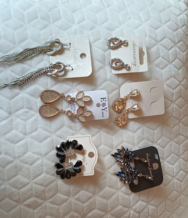 Conjunto de 6 brincos