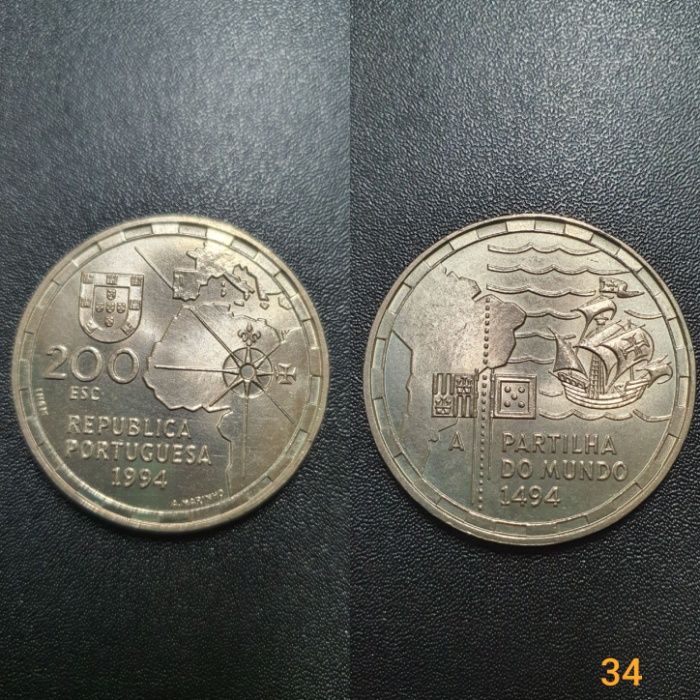 Moedas e notas Coleção