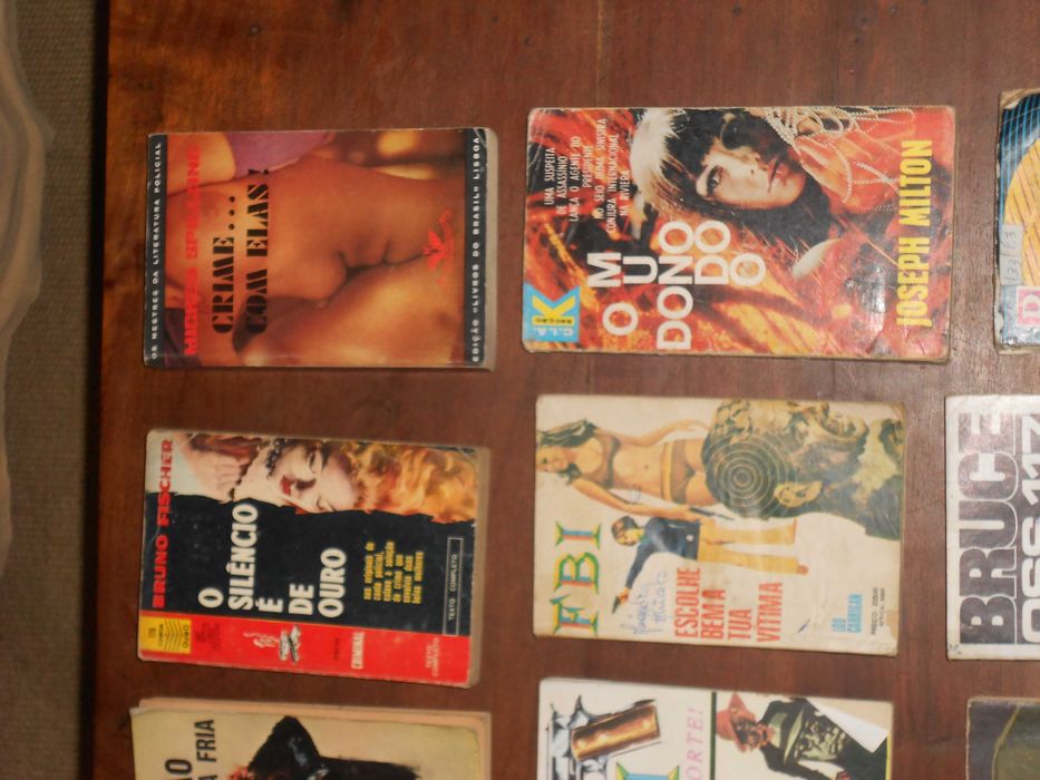 Livros diversos policial crime thriller espionagem acção