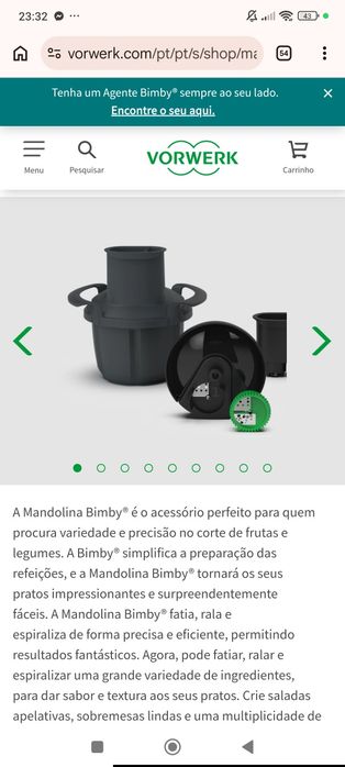 Mandolina +espirilizador