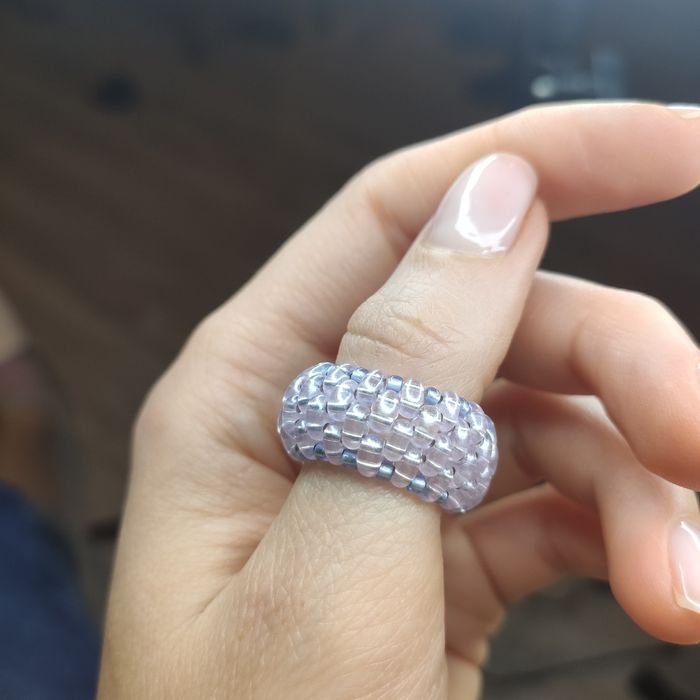 Pierścionek z koralików