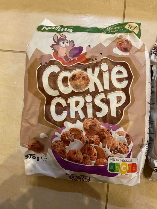 Cookie crisp Nestle płatki śniadaniowe 3x375g