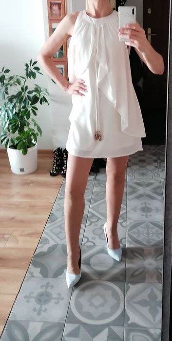 Biała Sukienka roz  L Girl