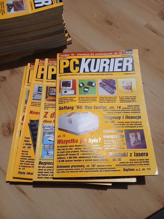 PC Kurier dwutygodnik rocznik 1994 20 sztuk